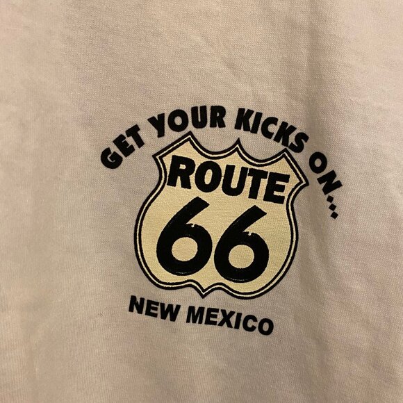 Official Get Your Kicks Route 66, 1995 Graphic T- Shirt-Royal Avalon, Medium - Picture 2 of 5